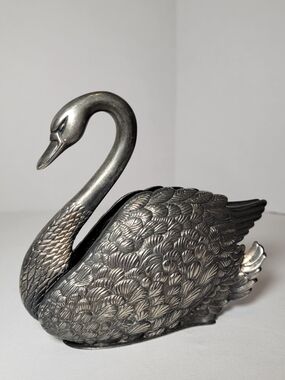 Vintage Godinger Italian Silver Swan
